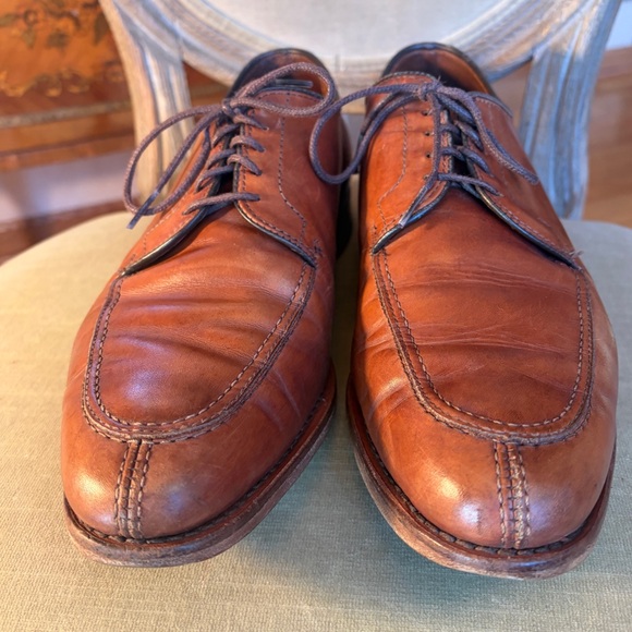 Allen Edmonds All Leather LaSalle Oxford Shoes 11 D Brown main image 4